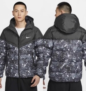 나이키 NIKE 윈드러너 스톰핏 프린팅 패딩 HQ4184-010