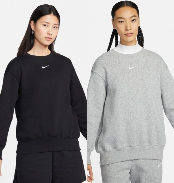 오픈마켓 우리들쇼핑,나이키 NIKE 우먼스 크루넥 기모 스웨트 셔츠 DQ5734-010 063 133 615 633 736