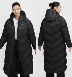 나이키 NIKE 우먼스 다운 롱 패딩 재킷 HF7894-010