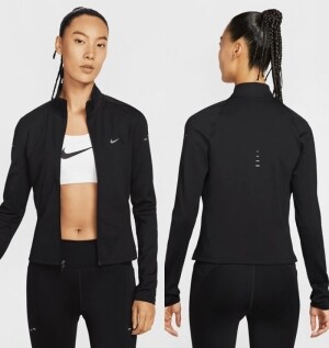 나이키 NIKE 우먼스 스위프트 드라이핏 미드 레이어 풀집 러닝  탑 IB1999-010 133 675