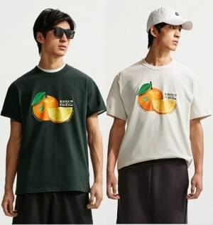 나이키 NIKE 오렌지 슬리브 반팔티 티셔츠 IH1352-006 030 317