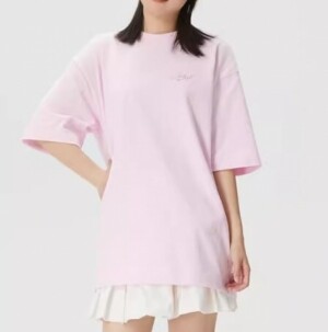 나이키 NSW JDI 오버사이즈 라이트핑크 여성 반팔 티셔츠 IO3526-663
