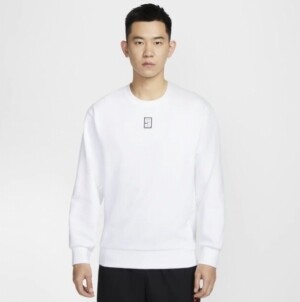 나이키 Court Heritage 드라이핏 플리스 화이트 남성 트레이닝 FZ7521-100