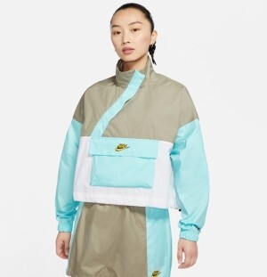 나이키 스포츠웨어 아이콘 클래쉬 우븐 여성 아노락 재킷 스카이블루 CU5971-342